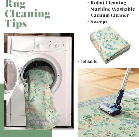 MUJOO Washable 2x6 Runner Rugs for Kitchen Hallway Bedside Bathroom Laundry Room Bedroom Floor,Boho Long Area Rug Non Slip Carpet Throw Rug Mid Century Modern Abstract Botanical Geometric Terracotta in Saudi Arabia
