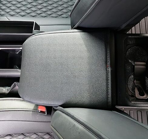Center Console Cover for Toyota Tacoma 2016-2023, PU Leather Car Armrest, for 2016 2017 2018 2019 2020 2021 2022 2023 Tacoma Accessories in Kuwait