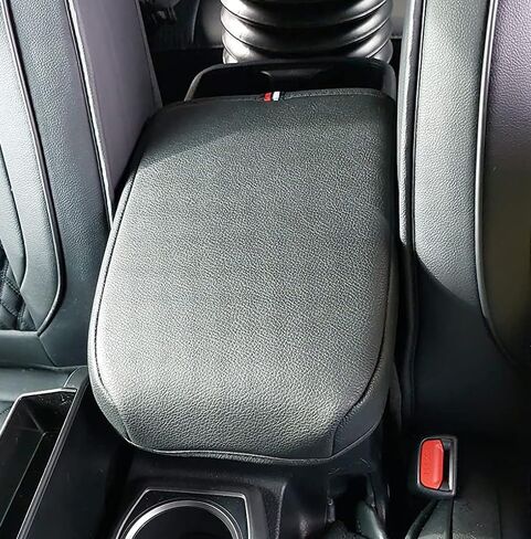 Center Console Cover for Toyota Tacoma 2016-2023, PU Leather Car Armrest, for 2016 2017 2018 2019 2020 2021 2022 2023 Tacoma Accessories in Kuwait