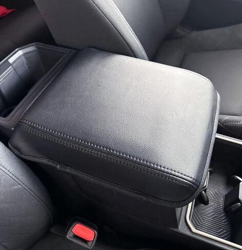 Center Console Cover for Toyota Tacoma 2016-2023, PU Leather Car Armrest, for 2016 2017 2018 2019 2020 2021 2022 2023 Tacoma Accessories in Kuwait