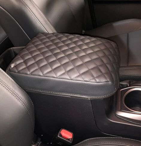 Center Console Cover for Toyota Tacoma 2016-2023, PU Leather Car Armrest, for 2016 2017 2018 2019 2020 2021 2022 2023 Tacoma Accessories in Kuwait