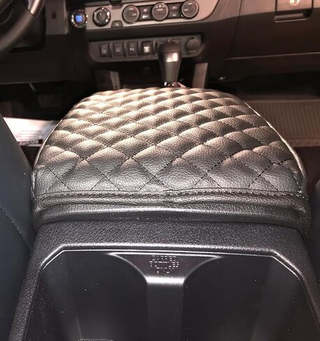 Center Console Cover for Toyota Tacoma 2016-2023, PU Leather Car Armrest, for 2016 2017 2018 2019 2020 2021 2022 2023 Tacoma Accessories in Kuwait