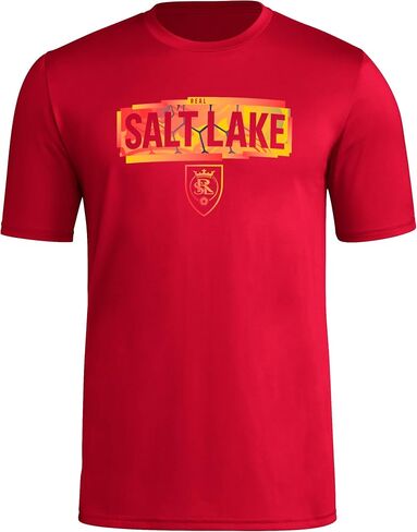 adidas Men's Real Salt Lake Short Sleeve Pre-Game T-Shirt in Saudi Arabia