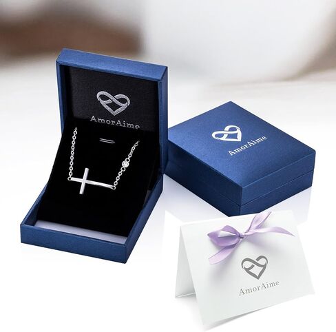 AmorAime 925 Sterling Silver Cross Bracelet for Women Faith Bracelet 14K Gold Plated Bracelet Christian Believe Faith Bracelet CZ Adjustable Jewelry for Festival, Vacation or Holiday in Saudi Arabia
