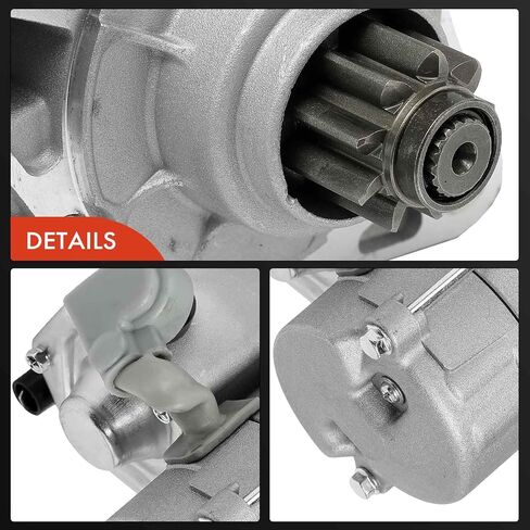 محرك تشغيل ممتاز متوافق مع Acura Integra 1994-1995 1.8 لتر، 12 فولت 1.4 كيلو وات 9 أسنان في اتجاه عقارب الساعة، ناقل حركة يدوي، استبدال # 31200-P72-A01RM in Saudi Arabia
