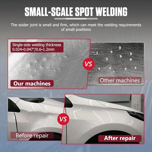 220V Stud Welder Dent Repair Kit, 3KW Car Body Dent Repair Puller with 7 Welding Modes for Car Dent Repair(European,220V) in Kuwait