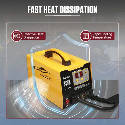 220V Stud Welder Dent Repair Kit, 3KW Car Body Dent Repair Puller with 7 Welding Modes for Car Dent Repair(European,220V) in Kuwait