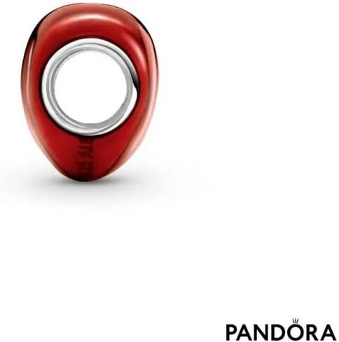 تعليقة PANDORA المعدنية على شكل قلب - أساور متوافقة مع اللحظات - مجوهرات للنساء - مصنوعة من الفضة الإسترليني والمينا - مع صندوق هدايا in Saudi Arabia
