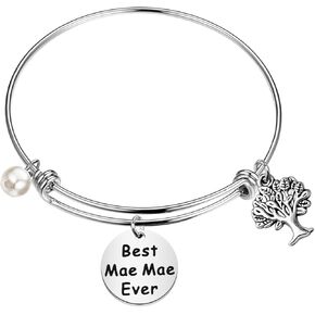 CENWA Mae Mae Bracelet Gifts Best Mae Mae Bracelet Gifts for Grandmother Best Mothers Day Gift