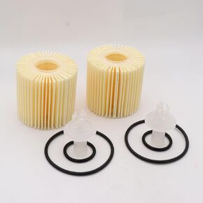 04152-YZZA1 Engine Oil Filter Kit compatible for Toyota Avalon Camry RAV4 Sienna Lexus ES300h ES350 IS200t RX350 RX450h and More Replace,04152-31090 (Yellow, 5) in Saudi Arabia