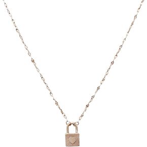 Honeycat Key Love Lock Necklace | Minimalist, Delicate Jewelry