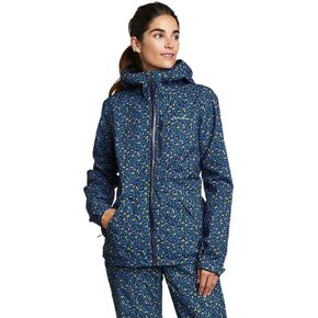 سترة Eddie Bauer النسائية المعزولة للبحث عن البودرة