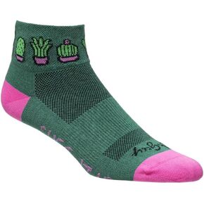 SockGuy Unisex Succ It Up 1in Ankle Athletic Cycling/Running Socks, Small-Medium, I Heart My Dog