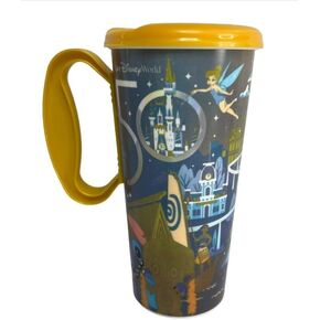 Disney Resort Travel Mug - Walt Disney World 50th Anniversary - Gold Mickey Cup