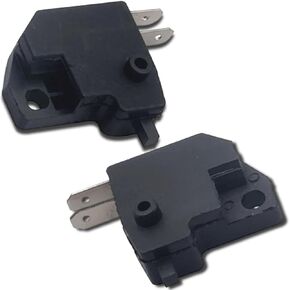 Motorcycle Brake Light Switch 1 Pair，Universal Brake Light Switch Compatible with 50cc-250cc ATV Quad Dirt Bike Moped Scooter Honda Kawasaki Suzuki KTM Yamaha（Left+Right Brake Light Switch）