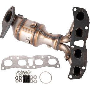 High Flow Front Catalytic Converter Kit Compatible with Nissan Altima 2007-2013 2.5L (EPA Compliant)