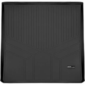 SMARTLINER All Weather Cargo Trunk Liner Floor Mat Behind 2nd Row Seat Black Compatible with 2008-2020 Grand Caravan/Town & Country