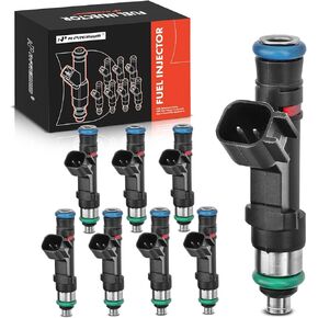 A-Premium Fuel Injectors Compatible with Ford Crown Victoria & Lincoln Town Car & Mercury Grand Marquis 2005 V8 4.6L, Set of 8, Replace# 0280158064