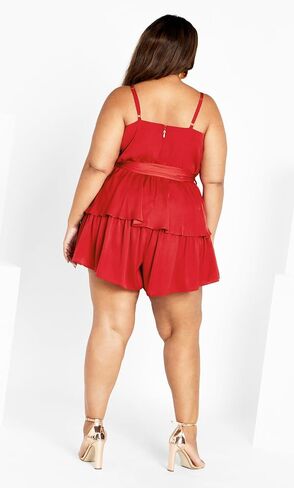 City Chic Plus Size Playsuit, Party Wrap Playsuit in Saudi Arabia