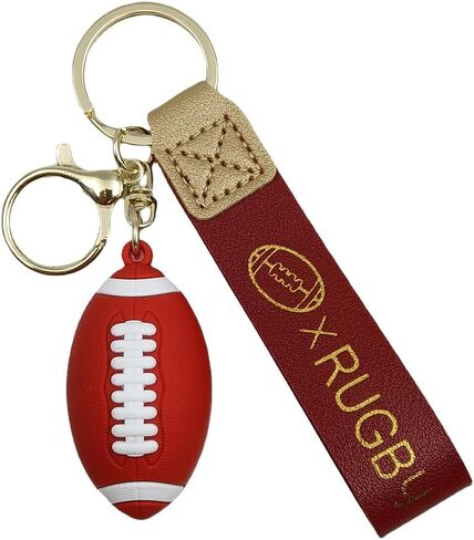 كرة القدم سلسلة المفاتيح هدية سلسلة مفاتيح الرجبي ثلاثية الأبعاد للرياضة الرجالية in Kuwait