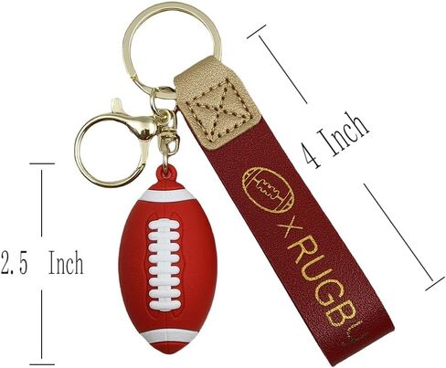 كرة القدم سلسلة المفاتيح هدية سلسلة مفاتيح الرجبي ثلاثية الأبعاد للرياضة الرجالية in Kuwait