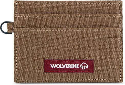 WOLVERINE Men's RFID Blocking Rugged Card Case Wallets and Money Clips (Avail in Cotton Canvas Or Leather) in Saudi Arabia