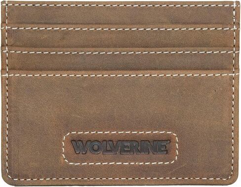 WOLVERINE Men's RFID Blocking Rugged Card Case Wallets and Money Clips (Avail in Cotton Canvas Or Leather) in Saudi Arabia