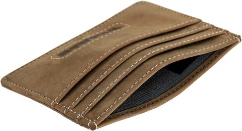 WOLVERINE Men's RFID Blocking Rugged Card Case Wallets and Money Clips (Avail in Cotton Canvas Or Leather) in Saudi Arabia