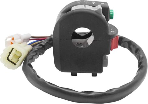 Compatible with Yamaha Grizzly 550 700 Kodiak 700 450 YFM700 YFM550 YFM450 Start Stop Headlight Override Left Handlebar Switch 28P-83972-00-00 in Saudi Arabia
