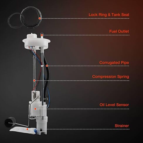 2205469 47-1002 Electric Fuel Pump Assembly Compatible with 2014-2019 Polaris Sportsman ATV Models (570 450 550 850 1000 XP/H.O/EPS), Scrambler 850 1000 XP/SP Replace # 2521389 2205374 2521323 in Saudi Arabia