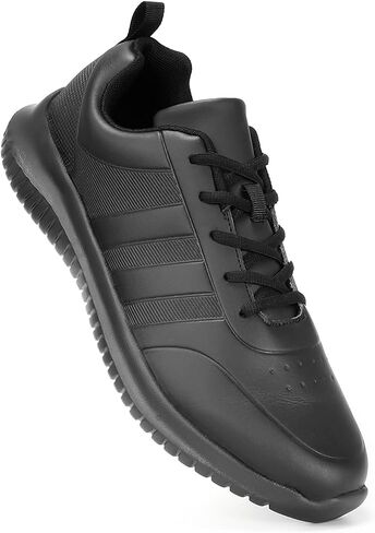 Non Slip Work Shoes for Women Men Slip on Sneakers Women Slip Resistant Waterproof Chef Kitchen Shoes Zapatos De Trabajo para Hombres, Black in Saudi Arabia