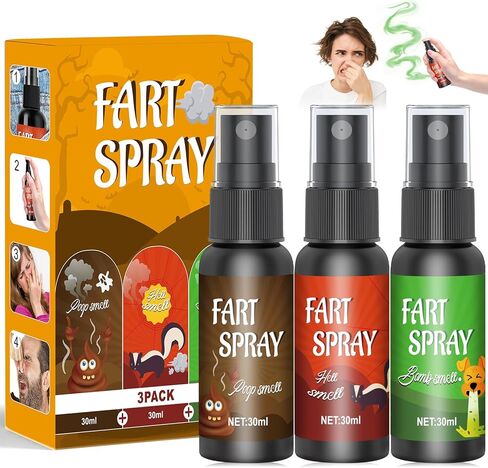 Ganbaro Stinky Spray Extra Strong Non Toxic Funny Fart Stinky Spray Joke Toy Have Fun Gift for Boys and Girls - 30ml (2 PCS) in Saudi Arabia