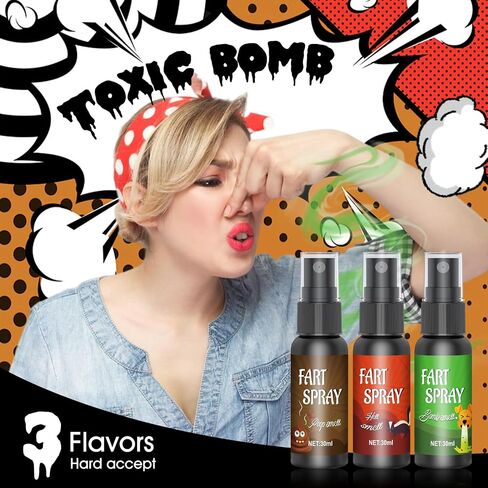 Ganbaro Stinky Spray Extra Strong Non Toxic Funny Fart Stinky Spray Joke Toy Have Fun Gift for Boys and Girls - 30ml (2 PCS) in Saudi Arabia