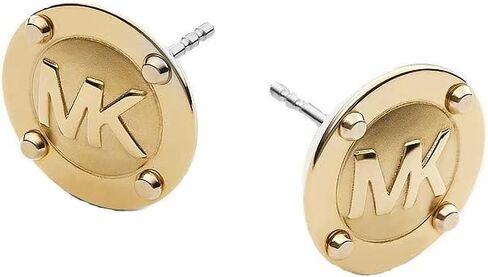 Michael Kors Goldtone Stud Logo Earrings MKJX1666710 in Saudi Arabia