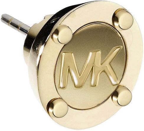 Michael Kors Goldtone Stud Logo Earrings MKJX1666710 in Saudi Arabia