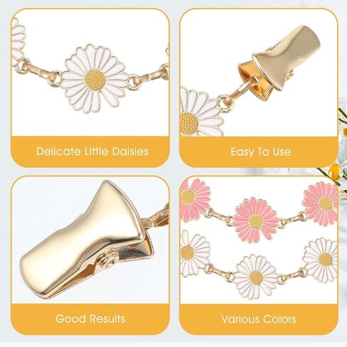 قطعتان من مشابك الشال للنساء، مشابك بروش على شكل عباءة الأقحوان، مشابك سترة وقميص عتيقة، مشابك ياقة للملابس، دبابيس طوق، مشبك عباءة عتيق لعيد الميلاد والهالوين in Kuwait