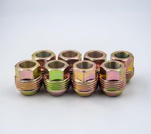 Wheel Nuts, Wheel Lug Nuts with External Threads Compatible with Chevy Avalanche Colorado Express Impala Silverado Suburban Tahoe, Also for Sierra Yukon Savana C/K 1500 2500 3500 (Set of 6) in Saudi Arabia