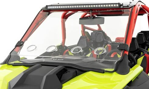 زجاج أمامي بفتحات تهوية كاملة من Rough Country لسيارة Polaris RZR Pro R - 98202210 in Saudi Arabia