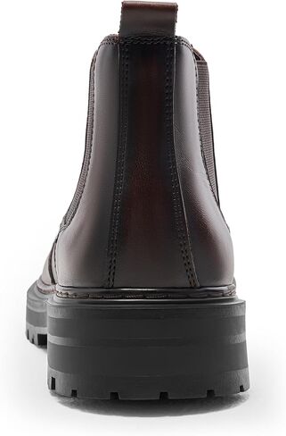 Holy dove Men's Wide Toe Box Platform Chelsea Boots Slip-On Casual Ankle Dress Boot in Saudi Arabia