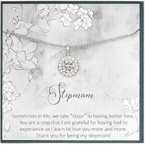 Grace of Pearl Mom Necklace Gift for Mom Necklace Gift for Stepmom Gift for Bonus Mom Gift for Mother in Law Necklace