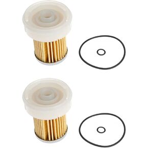 iFJF 6A320-58830 Fuel Filter Element Replacement for Kubota B3350HSD B7500D L2501D L3800DT LX2610HSD M5640SU RTV900G RTV-X1100CW Replaces PF9911 33830 with O-ring 6A320-59950 (2Pcs)