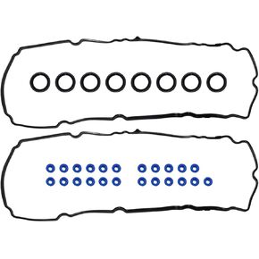 Engine Valve Cover Gasket Set fit for Ford Edge Flex Fusion Taurus Taurus X fit for Lincoln MKS MKT MKX MKZ fit for Mazda 6 CX-9 Mercury Sable 3.5L 3.7L V6 2007-2015 Replace VS50767R VS50490