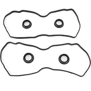 Motoforti Valve Cover Gasket, Cylinder Head Valve Seal Gasket, for Subaru Outback 2006-2012, Rubber, with Spark Plug Seals, No.13294AA070 Black, 1 Set