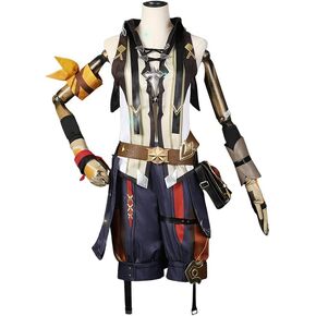 Cosfun Genshin Impact Bennett Cosplay Costume Upgraded version C02939