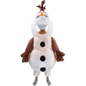 Inflatable Happy Olaf Mascot Costume Party Holliday Cosplay Fanny Dress