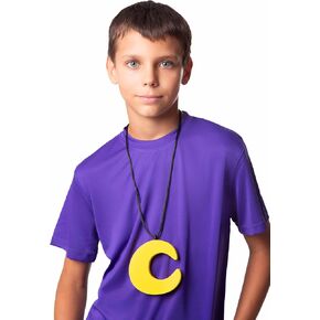 Moon Necklace - Mens Women Playtime Purple Halloween Costume Cosplay