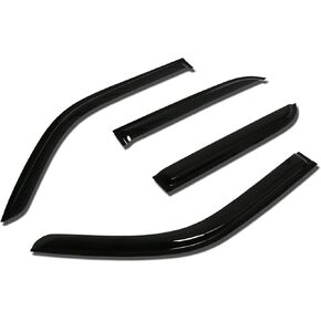 Auto Dynasty 4Pcs Tape-On Window Vent Visor Deflector Rain Guard Compatible with 4Runner N180