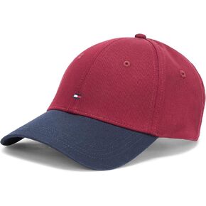 Tommy Hilfiger Men's Cotton Flag Logo Adjustable Baseball Cap