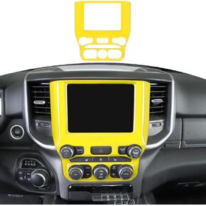 RT-TCZ for RAM Green Dash Trim AC Control Panel Cover for Dodge RAM 2018 up Green Interior Accessories