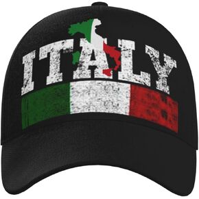 Italy Flag Snapback Cap Italy Baseball Hats Italian Sun Hat Adjustable Flag Cap Italy Hats for Women Men